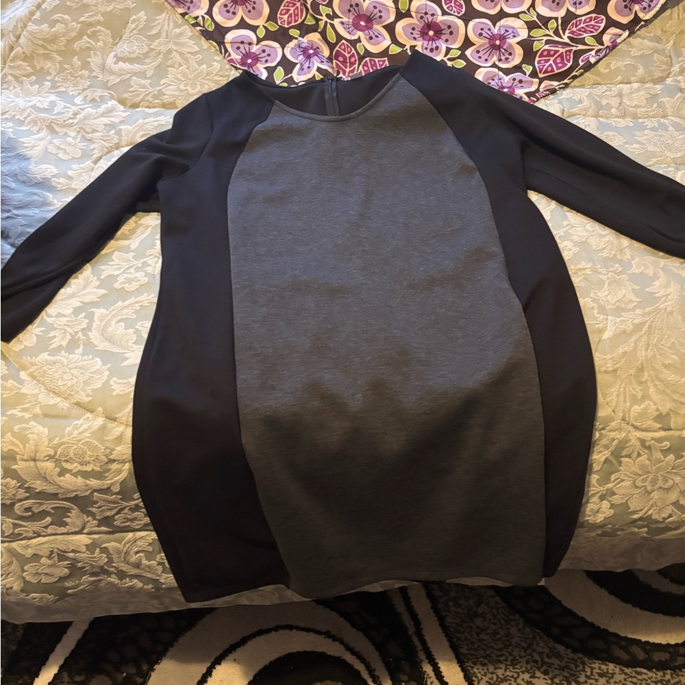 Old Navy Black and Gray Women's Dress